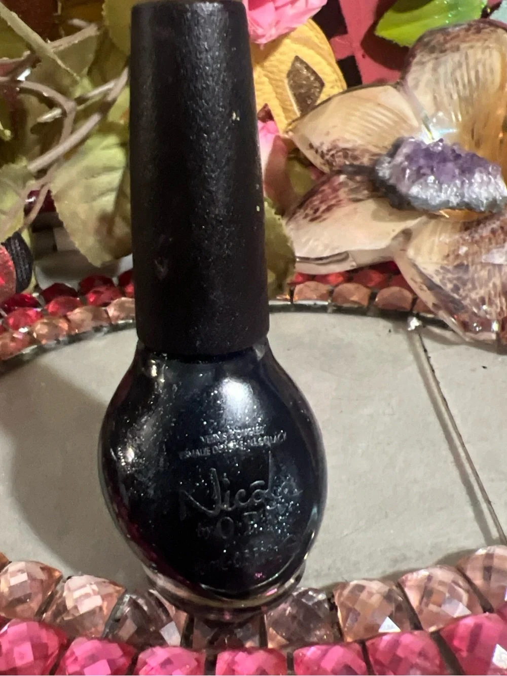 Ltd. Ed. TOTALLY IN THE DARK Nicole by OPI Nail Polish (NI 408) Beautiful! VHTF